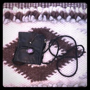 Small leather festival crystal bag⚡️vintage